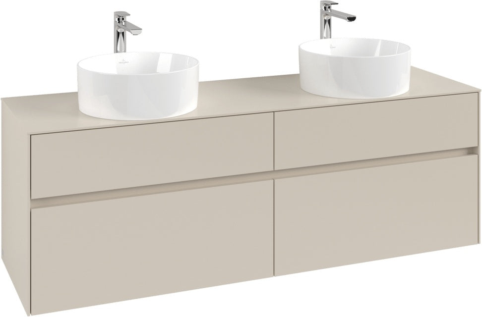 Villeroy & Boch Waschbeckenunterschrank Collaro C052 Cashmere Grey 1600 mm