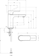 Villeroy & Boch O.novo Einhebel-Waschtischarmatur Chrom 50x150x155 mm – AirPlus & AquaSmart