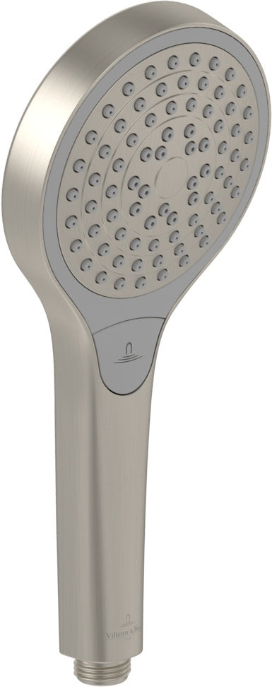 Villeroy & Boch Handbrause Verve Showers 3 Strahlarten Chrom 110 mm rund