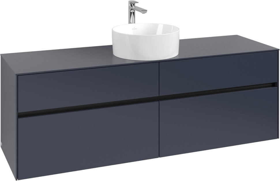 Villeroy & Boch Waschtischunterschrank Collaro C049 B0 1600 mm White Oak mit LED-Beleuchtung