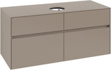 Villeroy & Boch Waschbeckenunterschrank Collaro C041 1200 mm Taupe mit SoftClosing