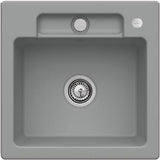 Villeroy & Boch Einbauspüle Siluet 50 S 510x510mm TitanCeram Ebony CeramicPlus