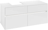 Villeroy & Boch Waschbeckenunterschrank Collaro 1200 mm Glossy White mit LED-Beleuchtung
