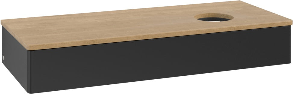 Villeroy & Boch Waschtischunterschrank Antao 1200 mm Anthrazit Matt mit LED-Auszugsbeleuchtung