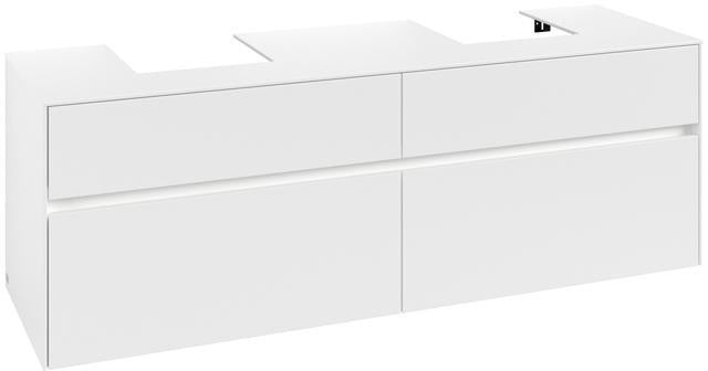 Villeroy & Boch Waschtischunterschrank Collaro C107B0 1600 mm White Matt mit LED-Beleuchtung