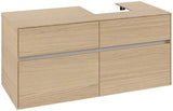 Villeroy & Boch Waschbeckenunterschrank Collaro 1200 mm Nordic Oak mit 4 Auszügen und SoftClosing