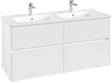 Villeroy & Boch Waschtischunterschrank Collaro C147 B0 1261 mm White Matt mit LED-Beleuchtung
