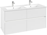Villeroy & Boch Waschtischunterschrank Collaro C147 B0 1261 mm White Matt mit LED-Beleuchtung