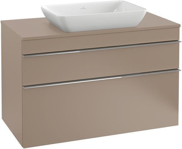 Villeroy & Boch Venticello Waschtischunterschrank 757 mm Glossy White mit 2 Auszügen