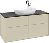 Villeroy & Boch Finion Waschtischunterschrank F91200GF 1200 mm Glossy White Lacquer mit 4 Auszügen