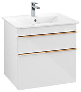 Villeroy & Boch VENTICELLO Waschtischunterschrank 603 mm Santana Oak mit 2 Auszügen und Glasabtrennungen