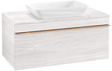 Villeroy & Boch Venticello Waschtischunterschrank 957 mm Glossy White mit Auszug