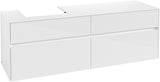 Villeroy & Boch Waschbeckenunterschrank Collaro C078 1600 mm Glossy White mit 4 Auszügen