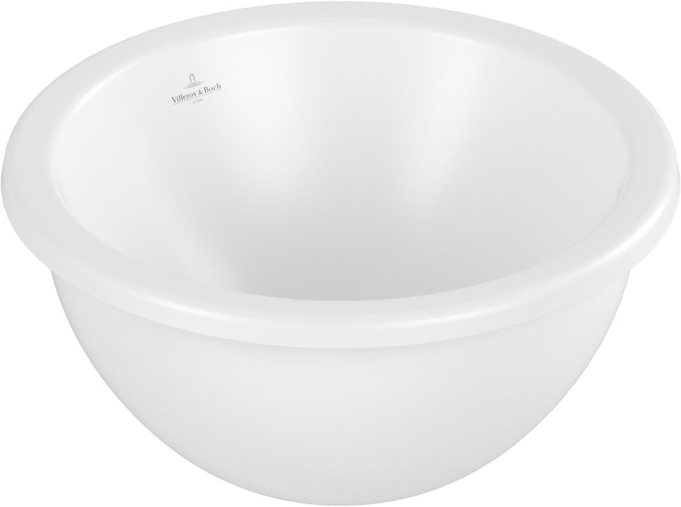 Villeroy & Boch Unterbauwaschbecken Loop & Friends 4A5101RW Stone White CeramicPlus