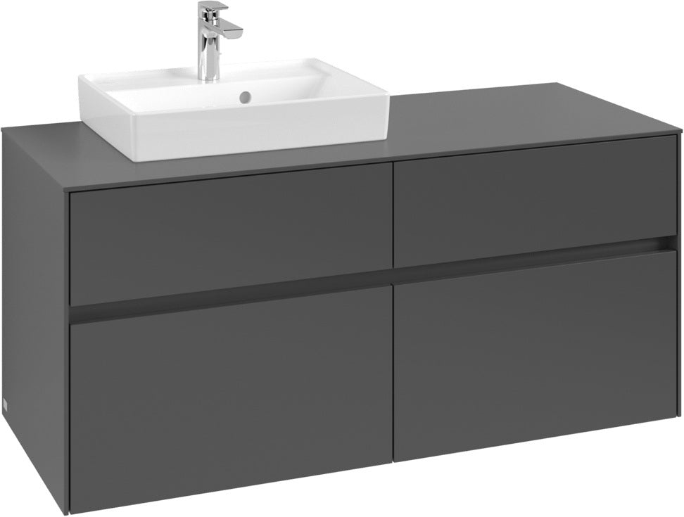 Villeroy & Boch Waschtischunterschrank Collaro C071 B0 1200 mm White Oak mit Beleuchtung