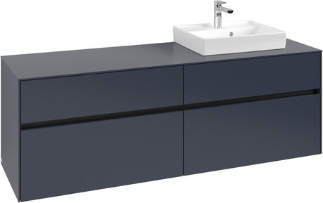 Villeroy & Boch Collaro Waschbeckenunterschrank 1600 mm White Oak mit LED-Beleuchtung