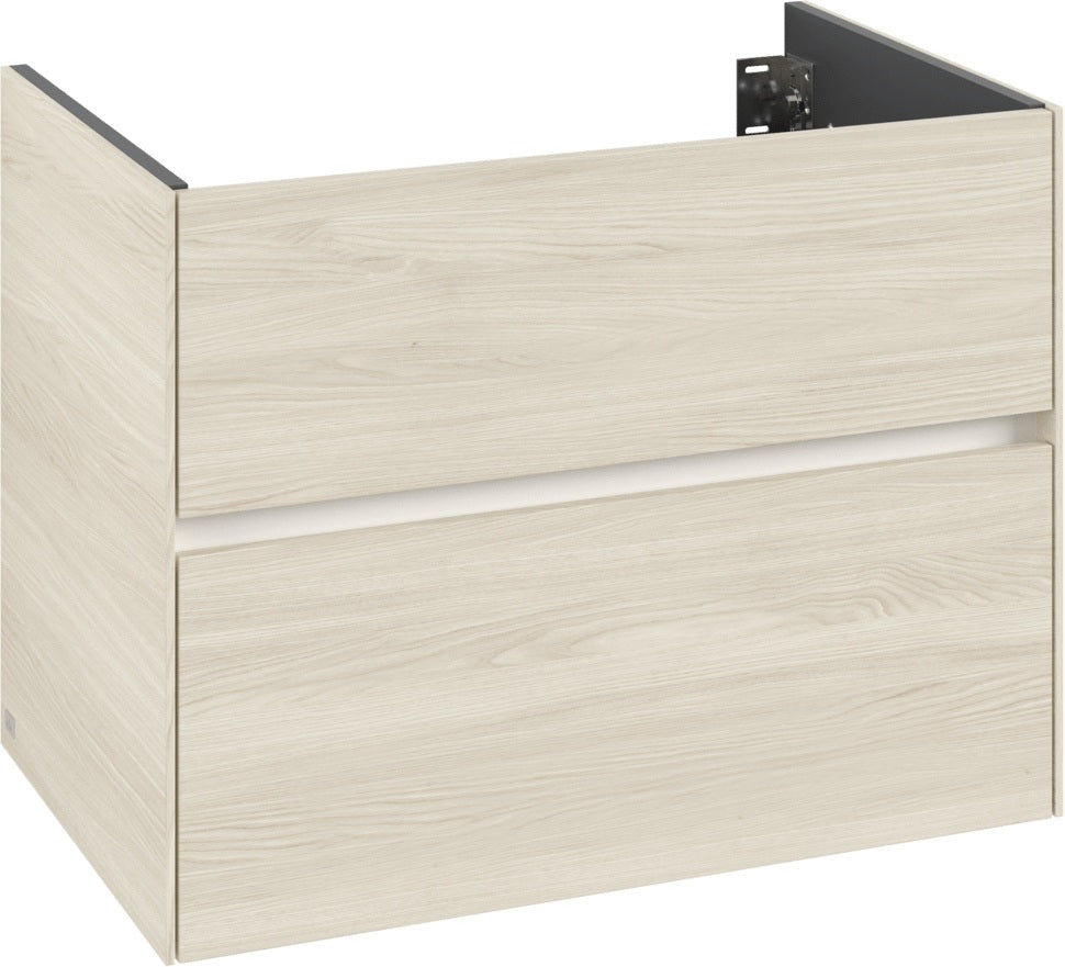 Villeroy & Boch Waschbeckenunterschrank Collaro C13800 White Oak – 796 mm, 2 Auszüge, SoftClosing