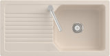 Villeroy & Boch Flächenbündige Spüle Linara 60 Flat Ivory CeramicPlus 980x490mm