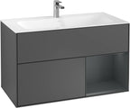 anthrazit / Mitteldichte Faserplatte (MDF) / F040H G
