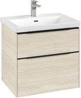 Villeroy & Boch Waschtischunterschrank Subway 3.0 C 576L0 Brilliant White mit LED-Beleuchtung