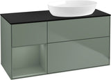 Villeroy & Boch Waschtischunterschrank Finion FA42G 1200 mm Glossy White Lacquer mit Beleuchtung