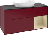 Villeroy & Boch Finion Waschtischunterschrank FA72GFGF 1200 mm Glossy White Lacquer mit LED-Beleuchtung