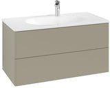 Villeroy & Boch Antao Waschtischunterschrank 988 mm Stone Grey Matt mit Push-Open