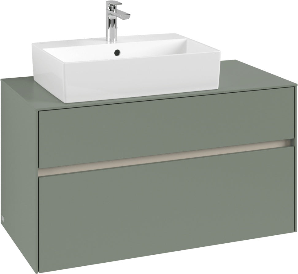 Villeroy & Boch Waschtischunterschrank Collaro C126 B0 1000 mm White Oak mit Beleuchtung