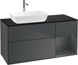 Villeroy & Boch Finion Waschtischunterschrank 1200 mm Glossy White mit Beleuchtung und SoftClosing