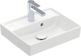 Villeroy & Boch Handwaschbecken Collaro 450x370mm Rechteck Weiß Alpin TitanCeram