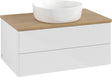 Villeroy & Boch Antao Waschtischunterschrank 800 mm Glossy White Lacquer mit LED-Auszugsbeleuchtung