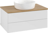 Villeroy & Boch Antao Waschtischunterschrank 800 mm Glossy White Lacquer mit LED-Auszugsbeleuchtung