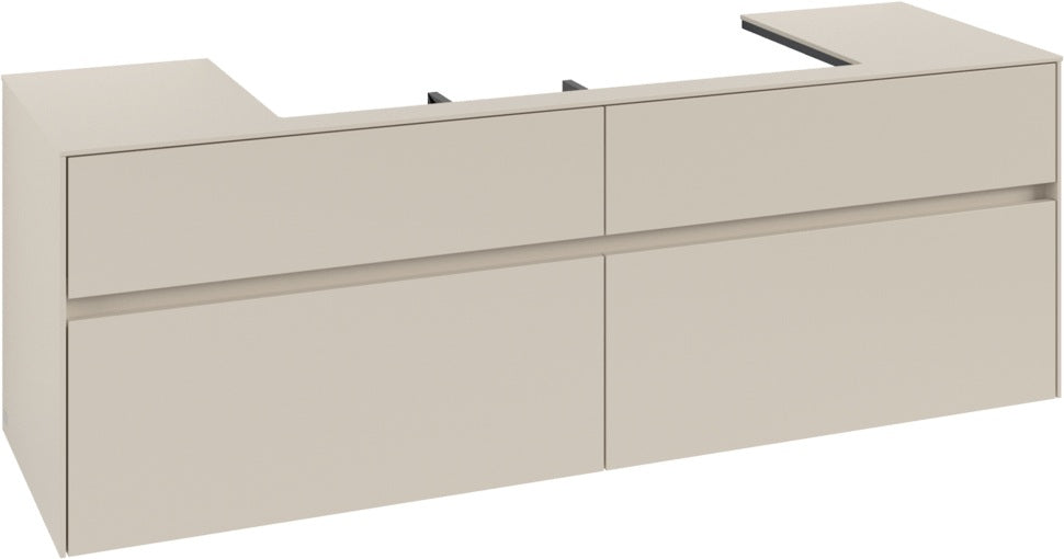 Villeroy & Boch Waschtischunterschrank Collaro C031 B0 1600 mm mit Beleuchtung und SoftClosing