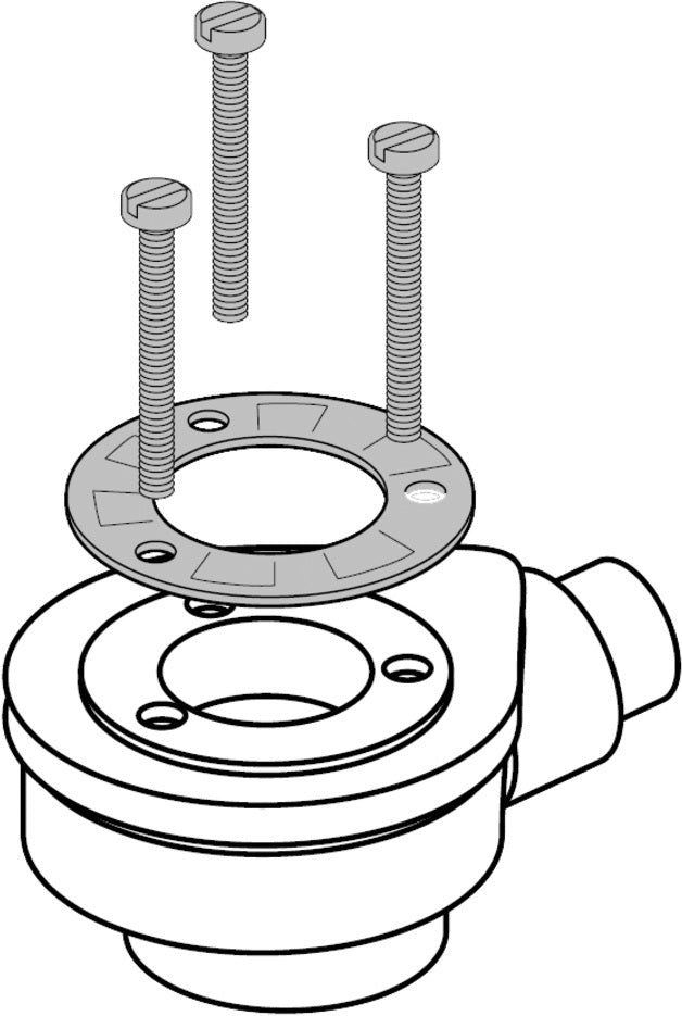 Villeroy & Boch Ablauf Tempoplex Plus d=90 mm ohne Deckel – Zubehör für Ablaufgarnituren