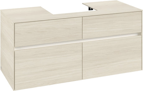 Villeroy & Boch Waschbeckenunterschrank Collaro C070 B0 1200x548x500mm Eckig White Oak