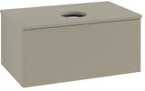 Villeroy & Boch Antao Waschtischunterschrank 800 mm – Grau Matt, 1 Auszug, Push-Open