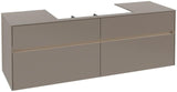 Villeroy & Boch Collaro Waschtischunterschrank 1600 mm mit LED-Beleuchtung und 4 Auszügen