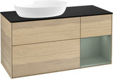 Villeroy & Boch Finion Waschtischunterschrank 1200 mm Glossy White Lacquer mit LED-Beleuchtung