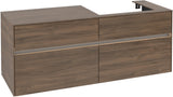 Villeroy & Boch Waschtischunterschrank Collaro C086 B0 1400 mm Arizona Oak mit Beleuchtung und SoftClosing