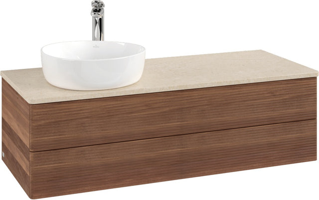 Villeroy & Boch Waschbeckenunterschrank Antao K22153 1200x360x500 mm Warm Walnut