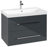 Villeroy & Boch Avento Waschtischunterschrank 780 mm Crystal Grey mit 2 Auszügen
