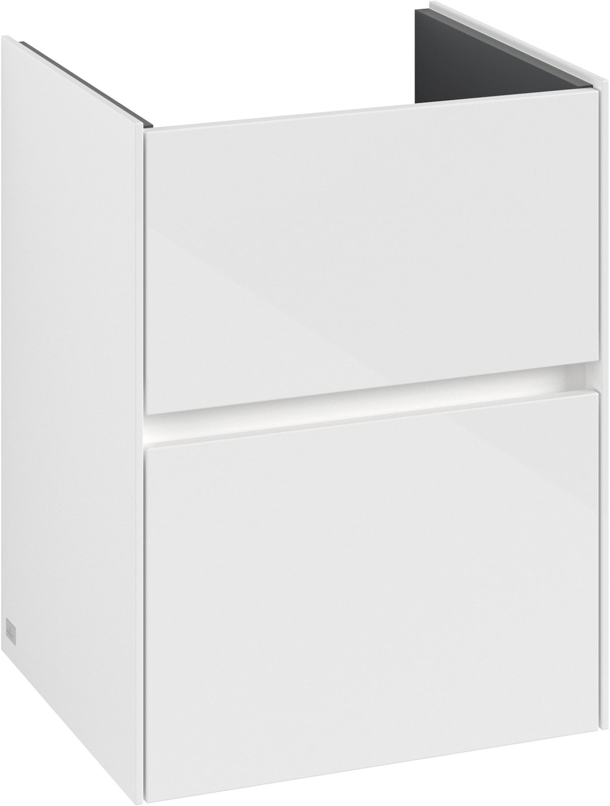 Villeroy & Boch Waschtischunterschrank Collaro C141 B0 Glossy White mit LED-Beleuchtung 472 mm
