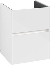 Villeroy & Boch Waschtischunterschrank Collaro C141 B0 Glossy White mit LED-Beleuchtung 472 mm