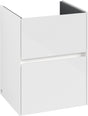 Villeroy & Boch Waschtischunterschrank Collaro C141 B0 Glossy White mit LED-Beleuchtung 472 mm