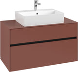 Villeroy & Boch Waschbeckenunterschrank Collaro C125 B0 1000 mm White Oak mit Beleuchtung