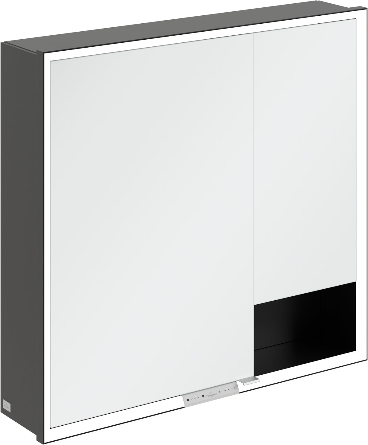 Villeroy & Boch Spiegelschrank My View+ B48110 1000 mm Graphite mit LED-Beleuchtung und SoftClosing