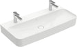 Villeroy & Boch Wandwaschbecken Finion 41681L 1000 mm Rechteck Weiß Alpin CeramicPlus
