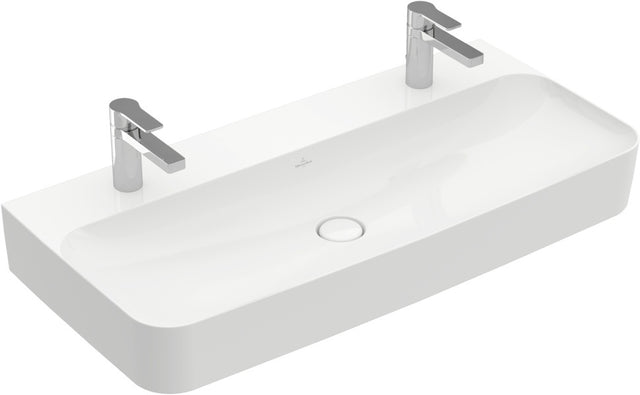 Villeroy & Boch Wandwaschbecken Finion 41681L 1000 mm Rechteck Weiß Alpin CeramicPlus