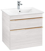 Villeroy & Boch VENTICELLO Waschtischunterschrank 603 mm Santana Oak mit 2 Auszügen und Glasabtrennungen