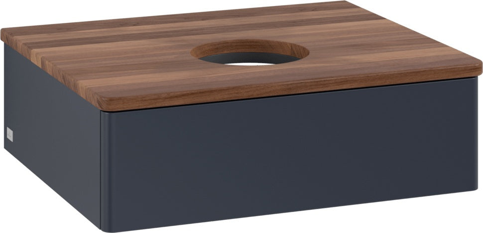 Villeroy & Boch Waschbeckenunterschrank Antao 600 mm Anthrazit Matt mit Auszug